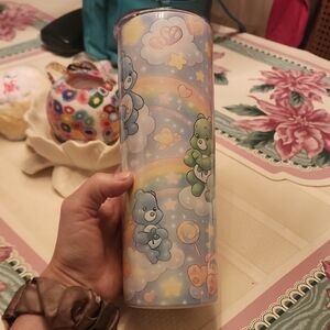 Cute Care-Bear and Rainbow Tumbler 20oz Insulated With Lid Vaccum Insulted FP 40